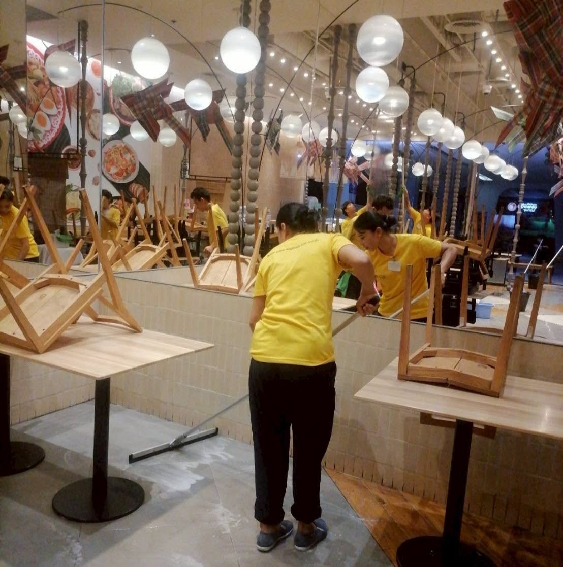 คืนความสะอาดใสไร้คราบมันให้ร้านอาหารด้วยบริการ Big Cleaning