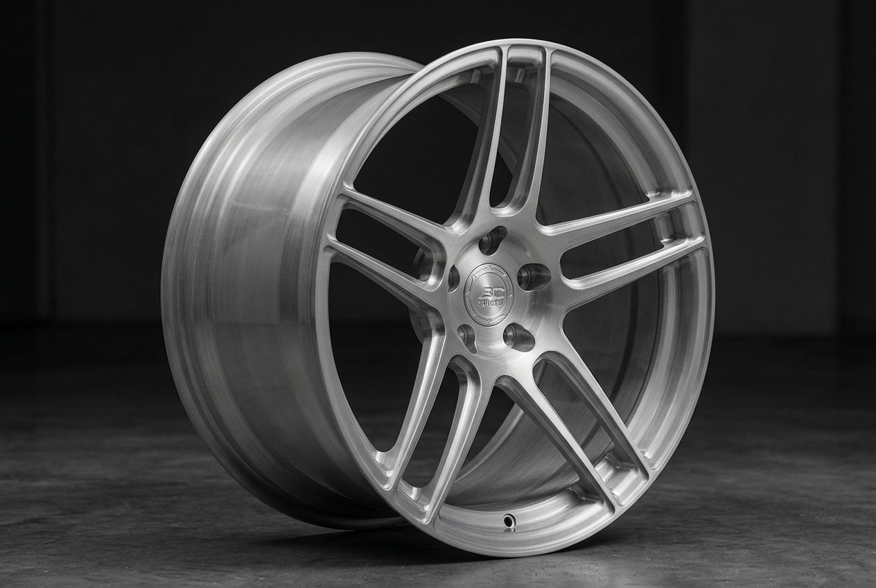 ล้อฟอร์จแท้ BC Forged RZ21 Monoblok สี Brushed Clear ดีไซน์ 5Y-Spoke