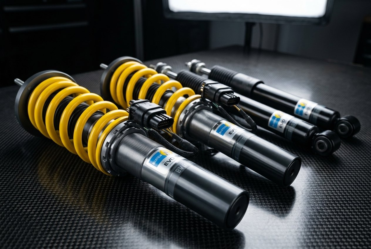 ชุดโช๊คอัพสตรัทปรับเกลียว Bilstein EVO SE ระบบไฟฟ้า Plug-and-Play