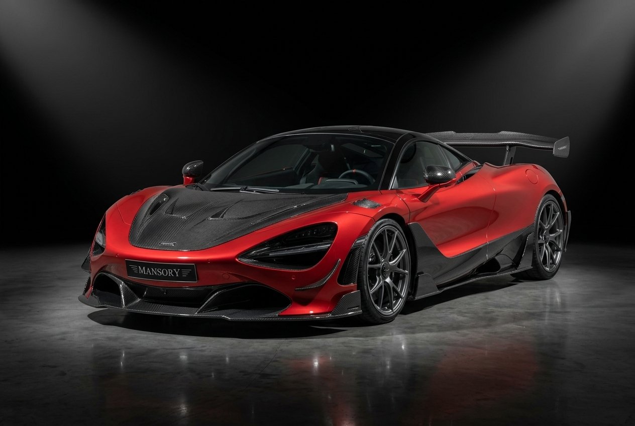 ซูเปอร์คาร์ McLaren 720S ติดตั้งชุดแต่งคาร์บอนไฟเบอร์ MANSORY First Edition