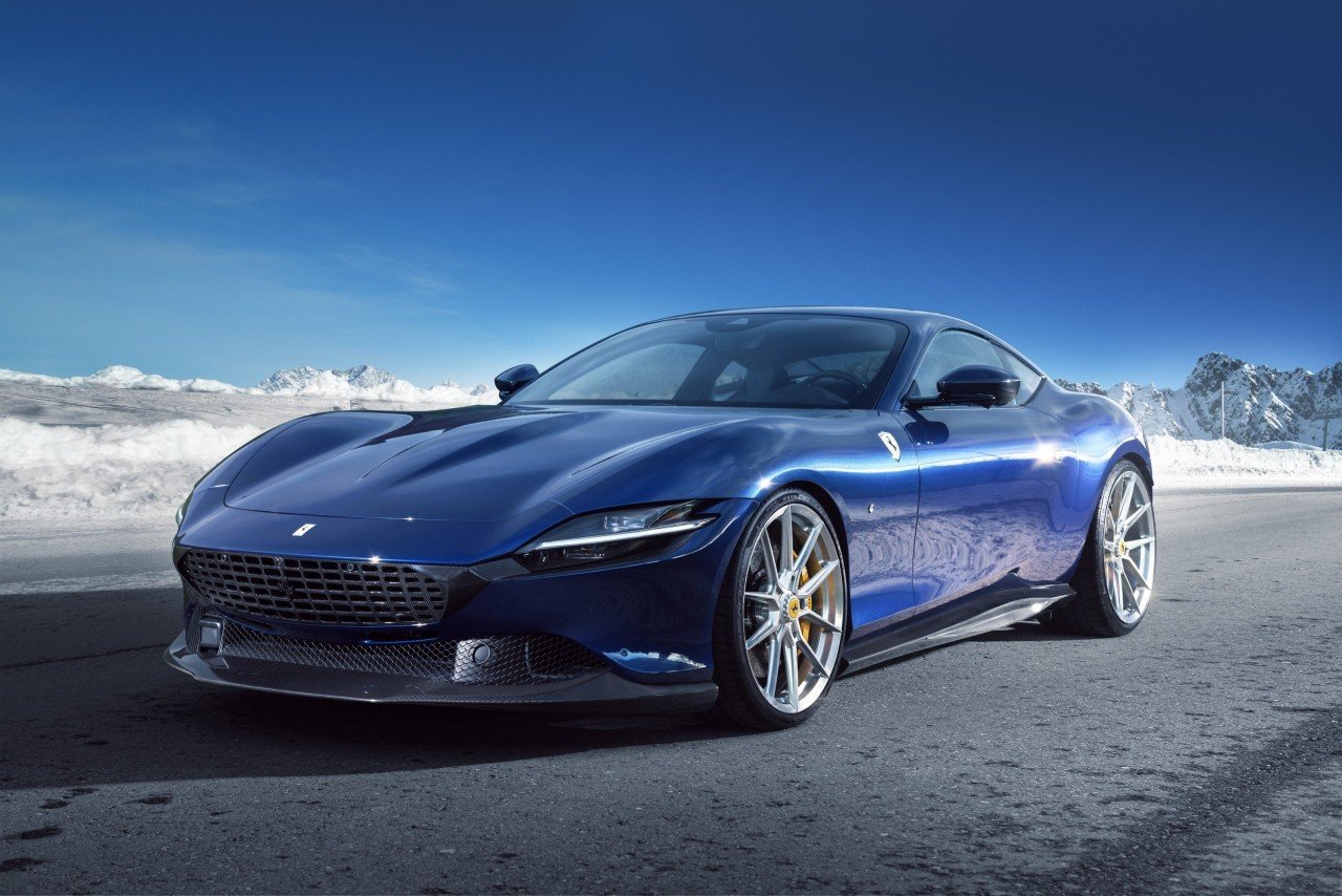 รถซูเปอร์คาร์ Ferrari Roma ติดตั้งชุดแต่งคาร์บอนไฟเบอร์ NOVITEC Aero Parts