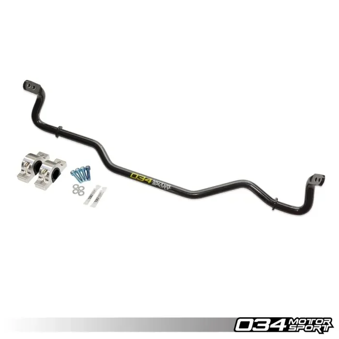 034Motorsport Adjustable MQB Solid Rear Sway Bar Upgrade for Audi RS3 8V/8V.5/8Y & Audi TTRS 8S