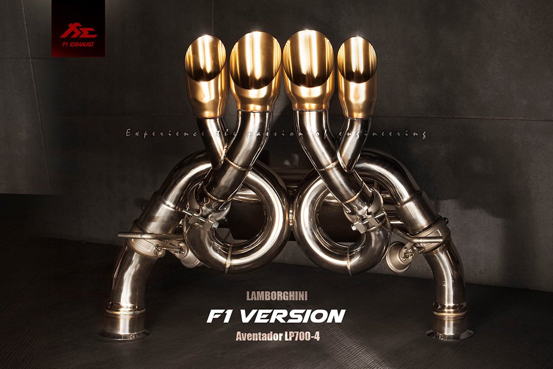 ท่อไอเสีย Fi Exhaust Lamborghini Aventador LP750-4 SV F1 High Pitch Version