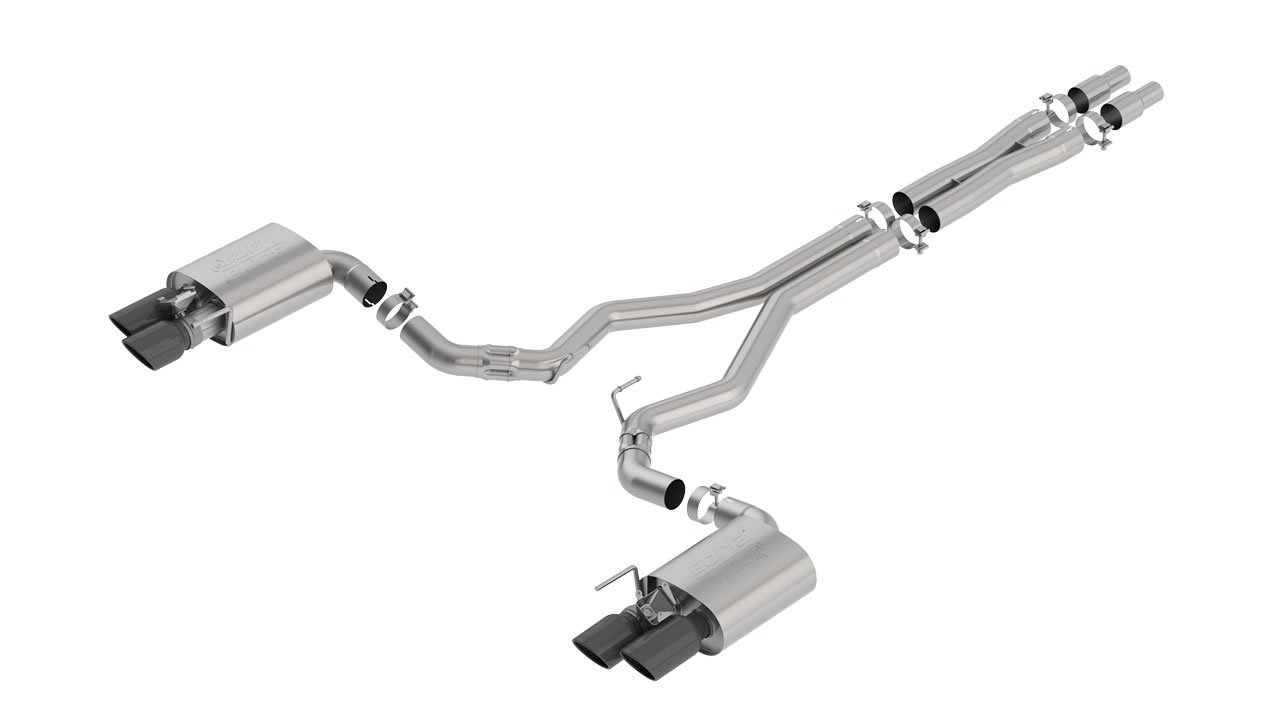 Borla Ford Mustang GT Cat-Back ATAK Exhaust System with Valves