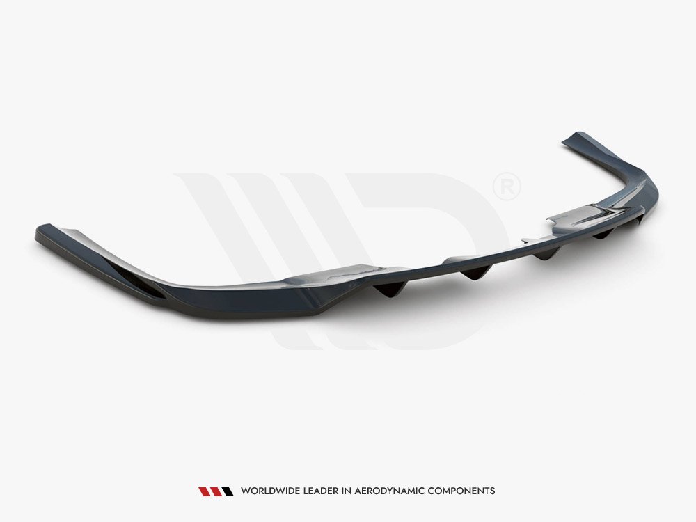 Maxton Design Mercedes GLS AMG-LINE X167 (2019-) Central Rear Splitter (Vertical Bars)