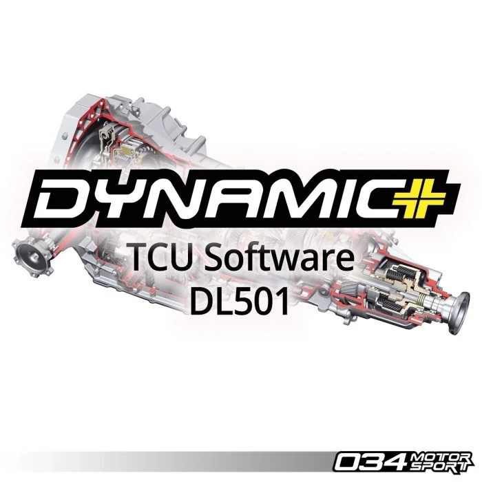 034Motorsport Dynamic+ TCU Software Upgrade for DL382 DSG Transmission, B9/B9.5 Audi A4/A5/Allroad