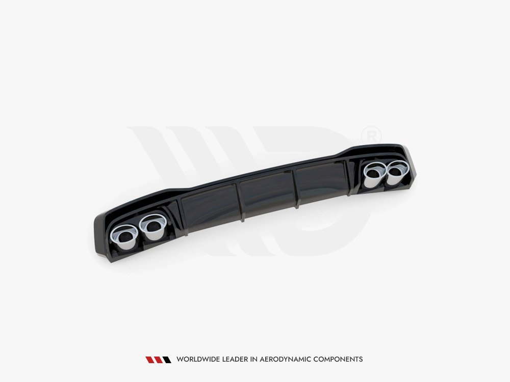 Maxton Design Audi A7 C8 S-line (2017-) Rear Valance + Exhaust Ends Imitation