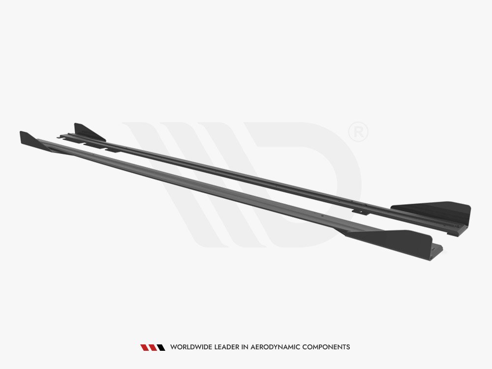 Maxton Design BMW M2 F87 (2016-2020) Street Pro Side Skirts Diffusers (+Flaps)