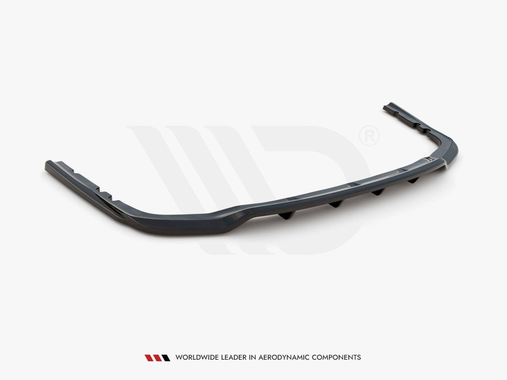 Maxton Design BMW X7 G07 (2018-) Central Rear Splitter (Vertical Bars)