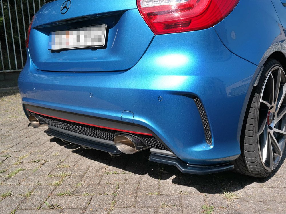 Maxton Design Mercedes A-Class W176 AMG-Line Pre-facelift (2013-2015) Rear Side Splitters
