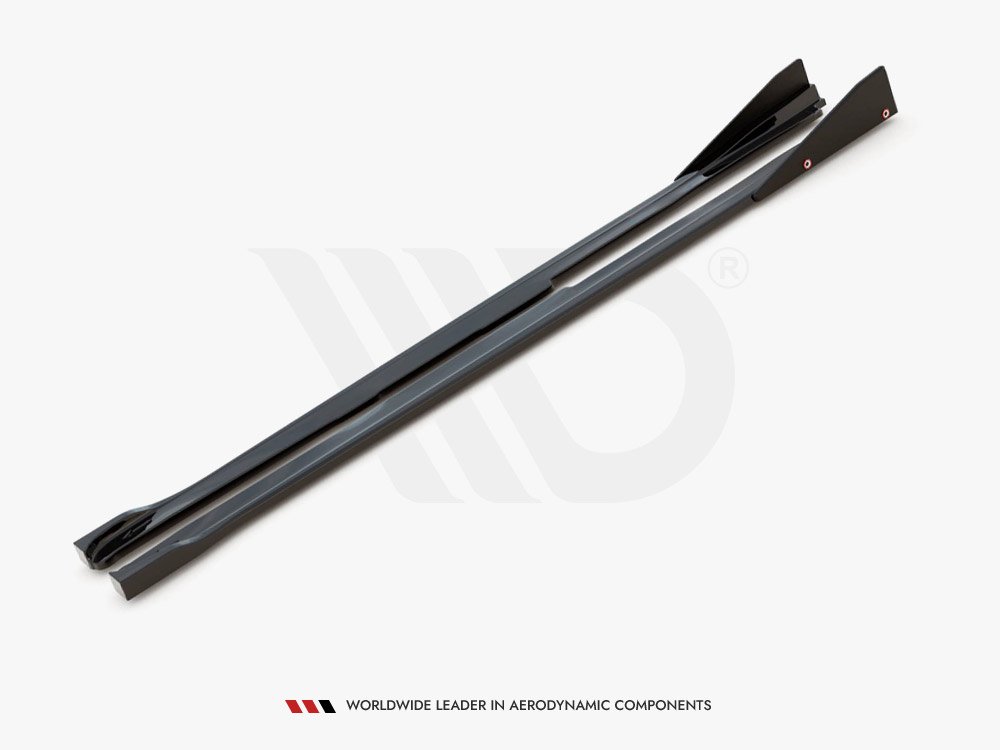 Maxton Design Toyota GR Yaris MK4 (2020-) Side Skirts Diffusers (+Flaps) V2
