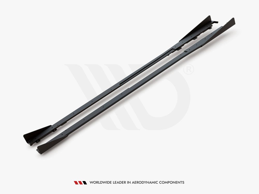 Maxton Design Toyota GR Yaris MK4 (2020-) Racing Durability Side Skirts Diffusers (+Flaps)