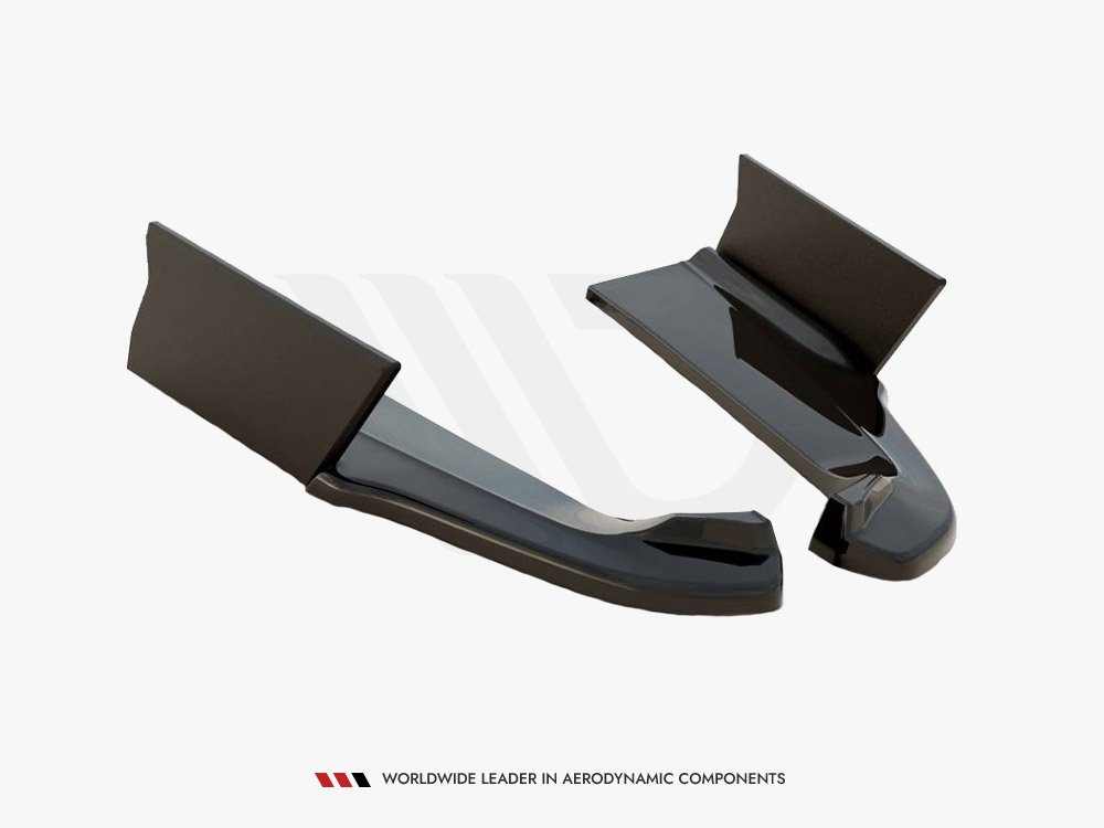 Maxton Design Ford Mustang GT MK6 Facelift (2017-) Rear Side Splitters + Flaps V1