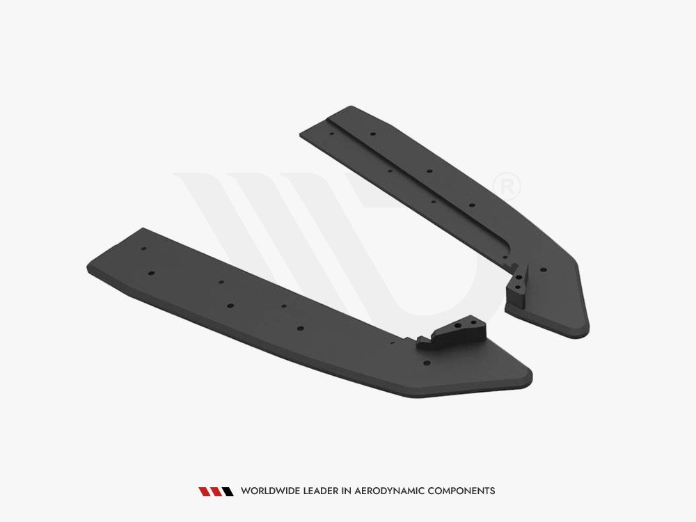 Maxton Design Ford Mustang GT MK6 Facelift (2017-) Racing Durability Rear Side Splitters Street Pro V.1