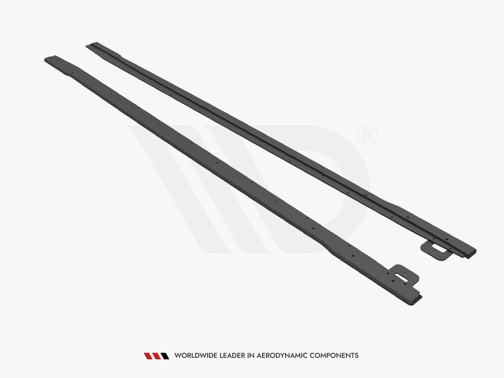 Maxton Design Ford Mustang GT MK6 Facelift (2017-) Street Pro Side Skirts Diffusers V.1