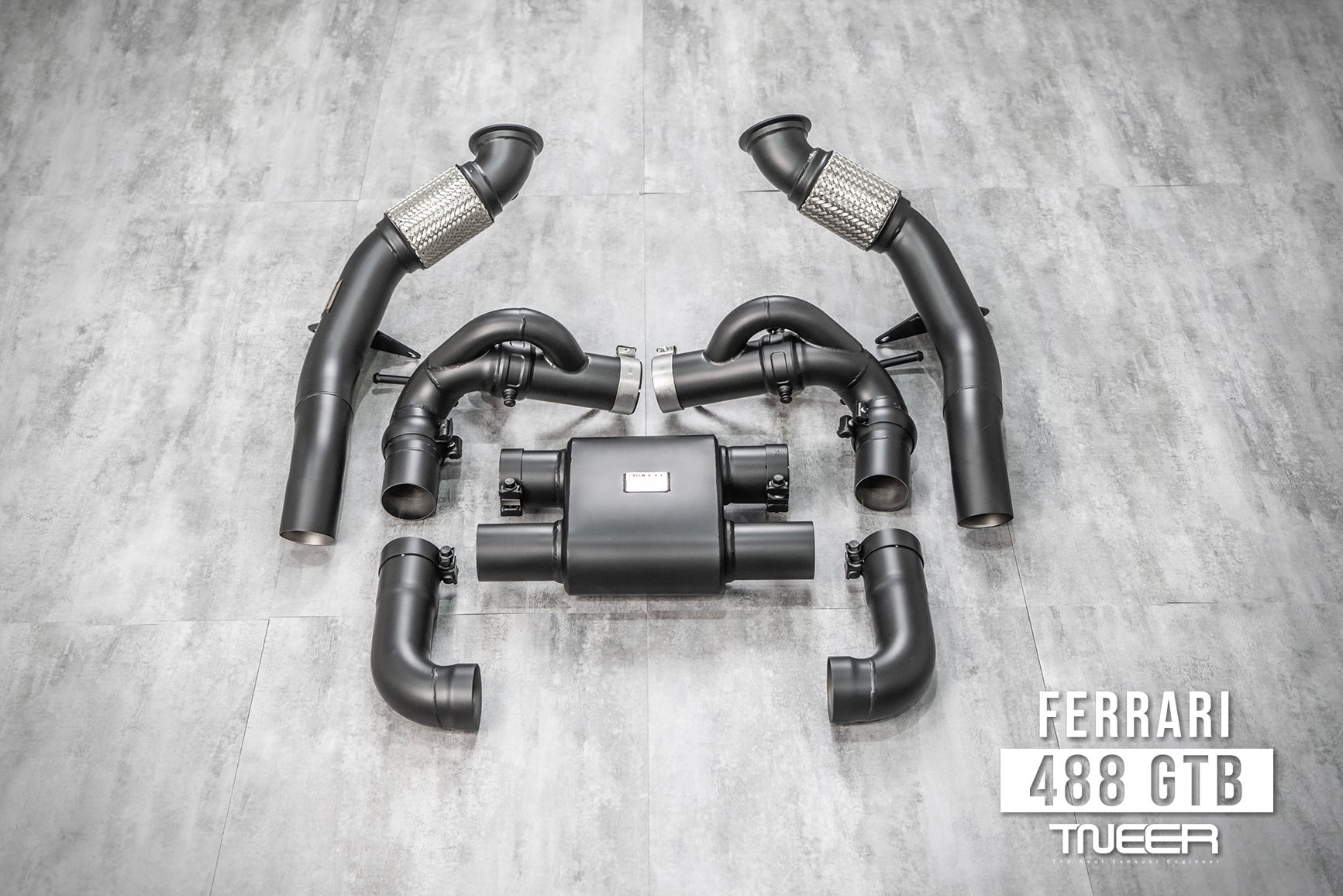 Tneer Exhaust Ferrari 488 GTB/Spyder