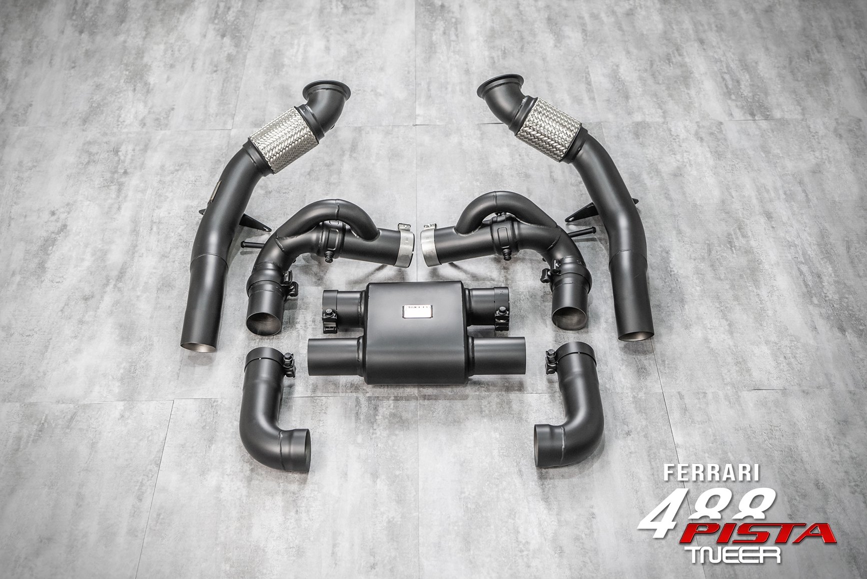 Tneer Exhaust Ferrari 488 PISTA