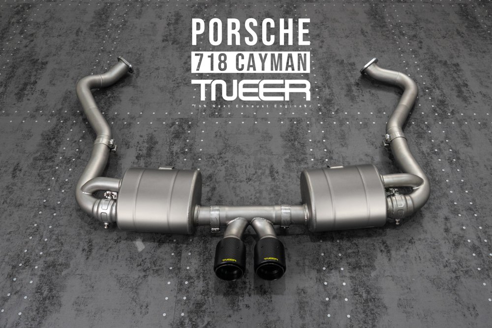 Tneer Exhaust Porsche 718 Cayman