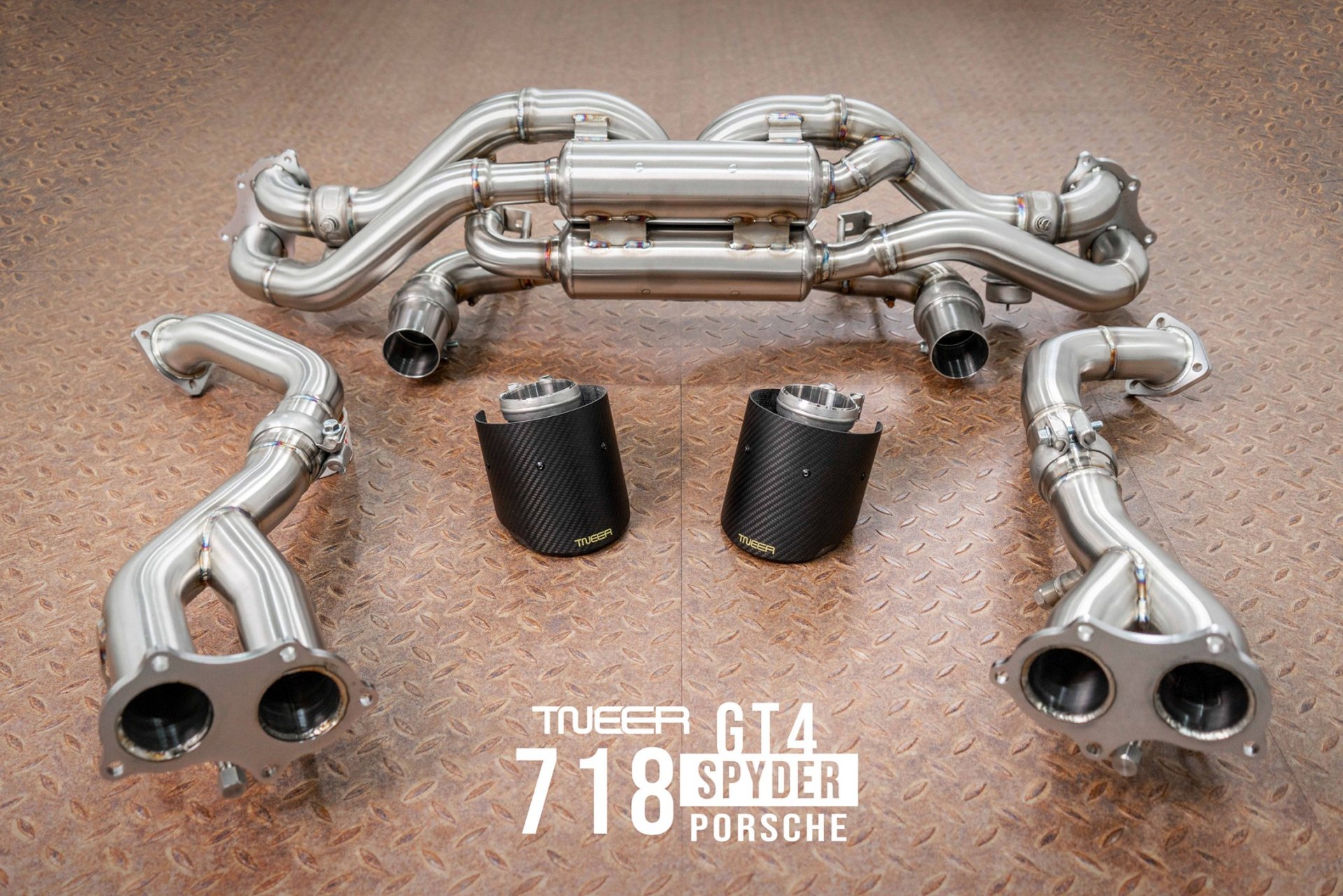 Tneer Exhaust Porsche 718 Spyder
