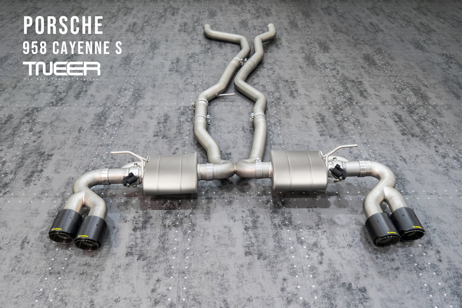 Tneer Exhaust Porsche 958 Cayenne S Hybrid
