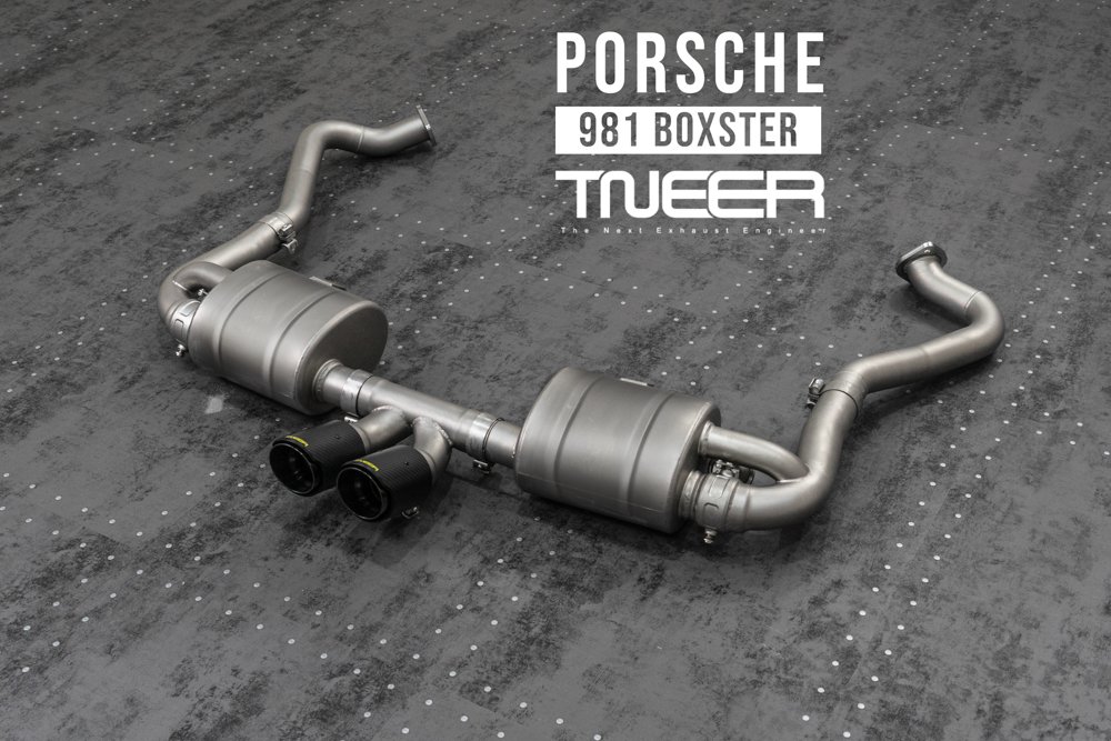 Tneer Exhaust Porsche 981 Boxster