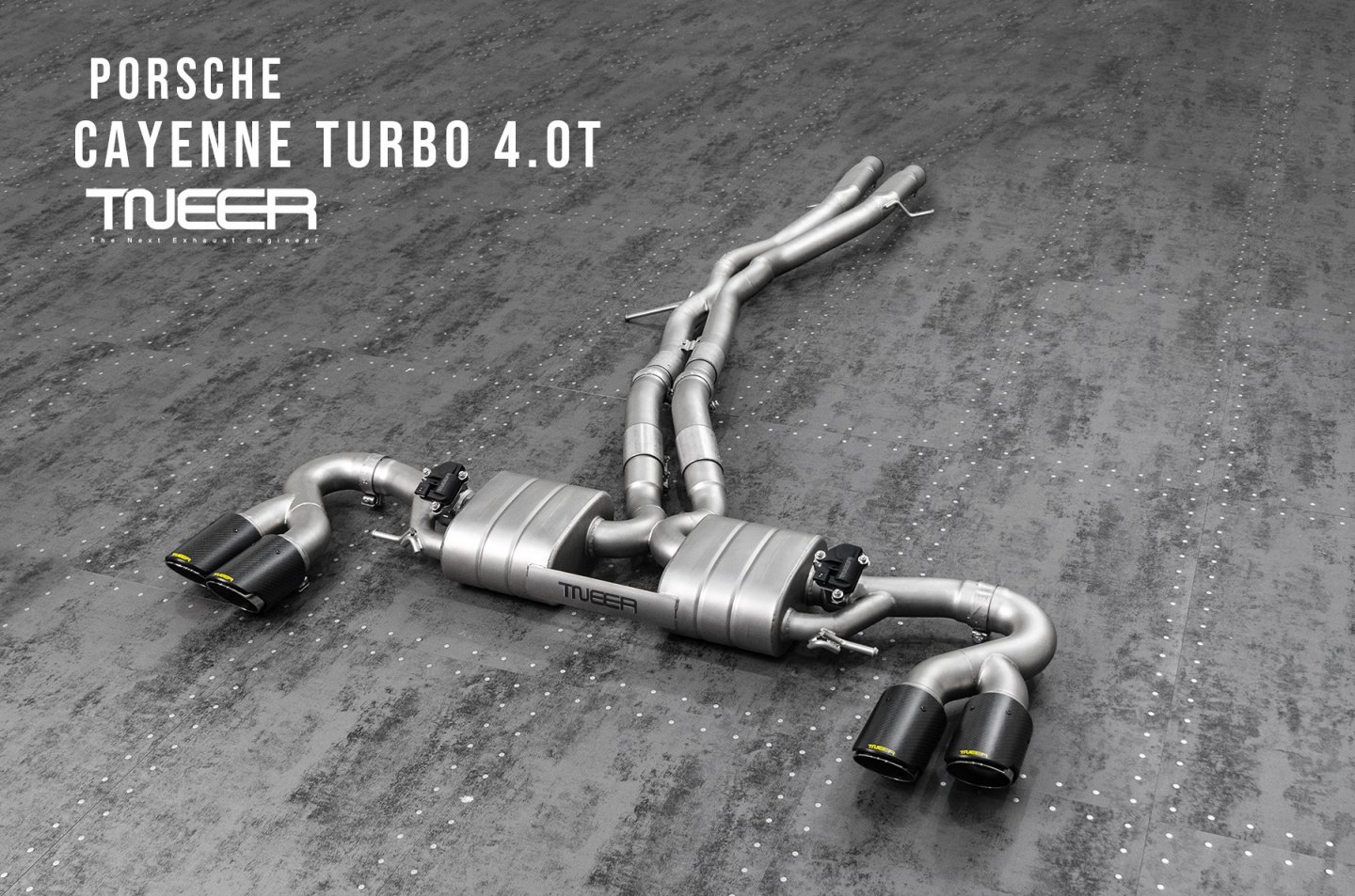 Tneer Exhaust Porsche Cayenne Turbo E3 4.0t