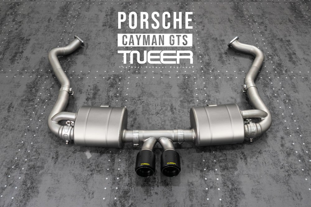 Tneer Exhaust Porsche 718 Cayman GTS