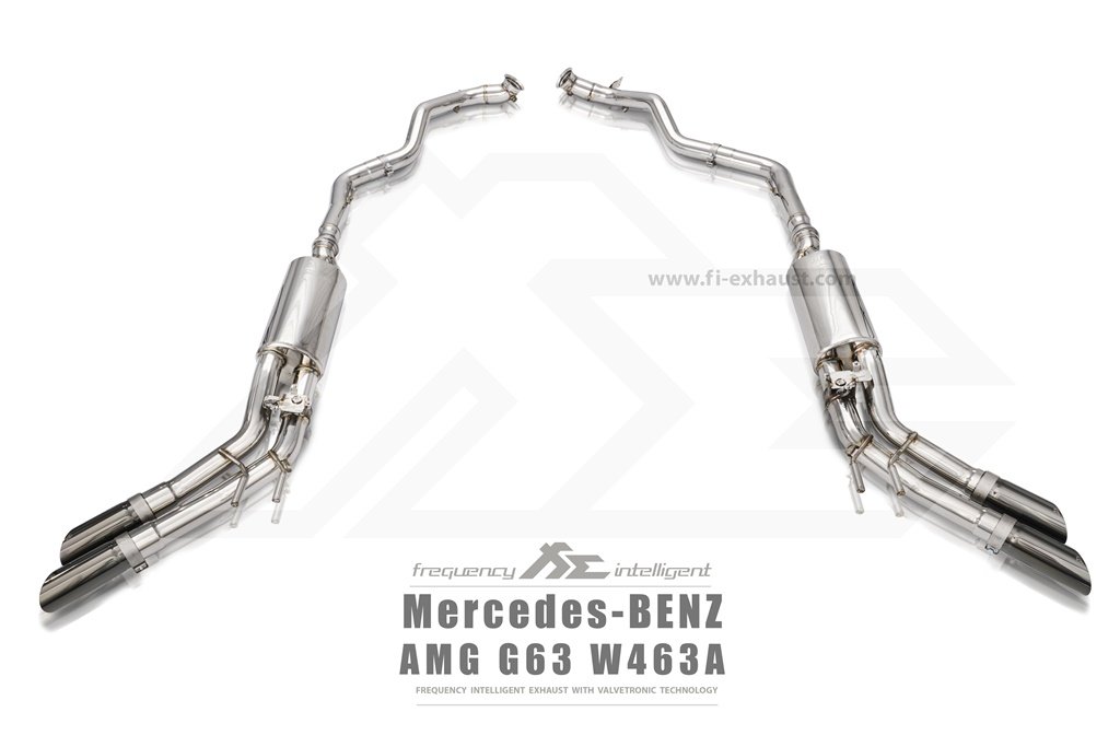 ท่อไอเสีย Fi Exhaust Mercedes-AMG W463A G63 Quad Tips OPF/Non-OPF