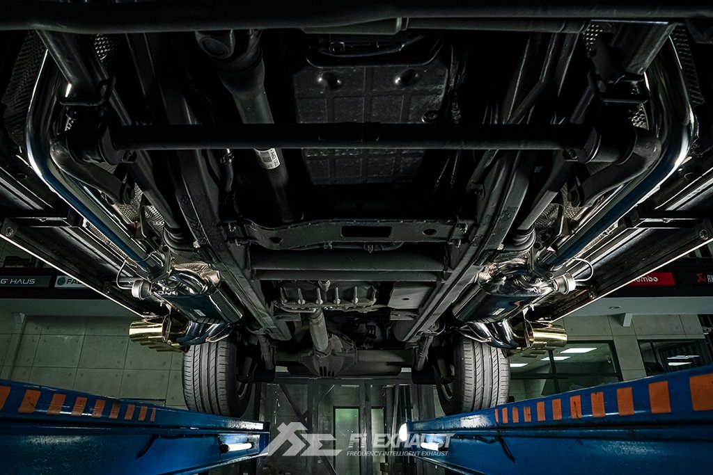 Fi Exhaust Mercedes-Benz W463 G550 / 4x4 Ultimate Double Quad Tips