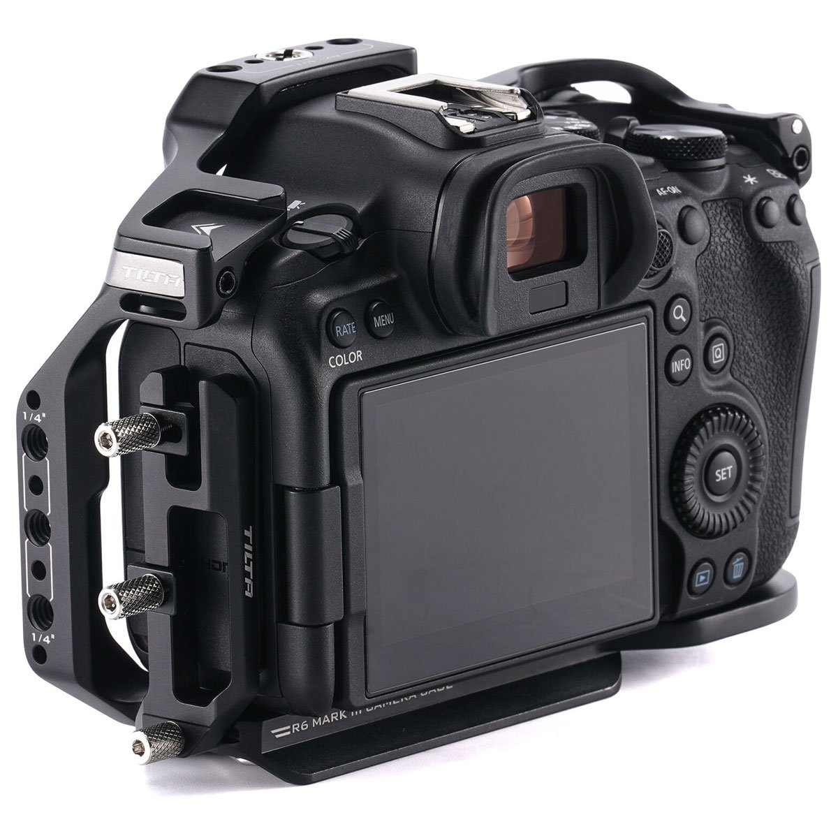 Tilta Gabbia Per Canon R3 – Full Cage In Alluminio Con Multi-Tool, Attacchi 1/4-20 E 3/8-16, Arca-Swiss, Nera