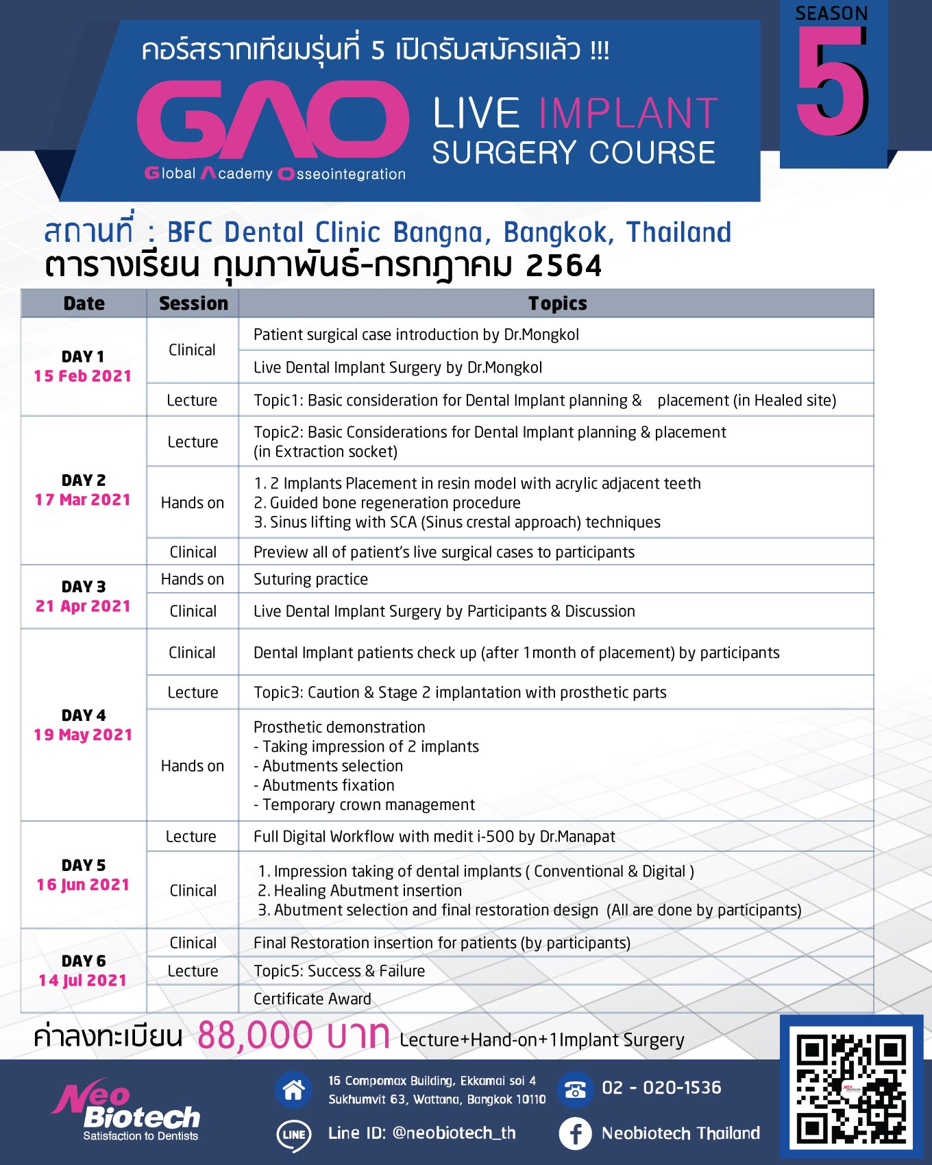 GAO Live Implant Surgery Course