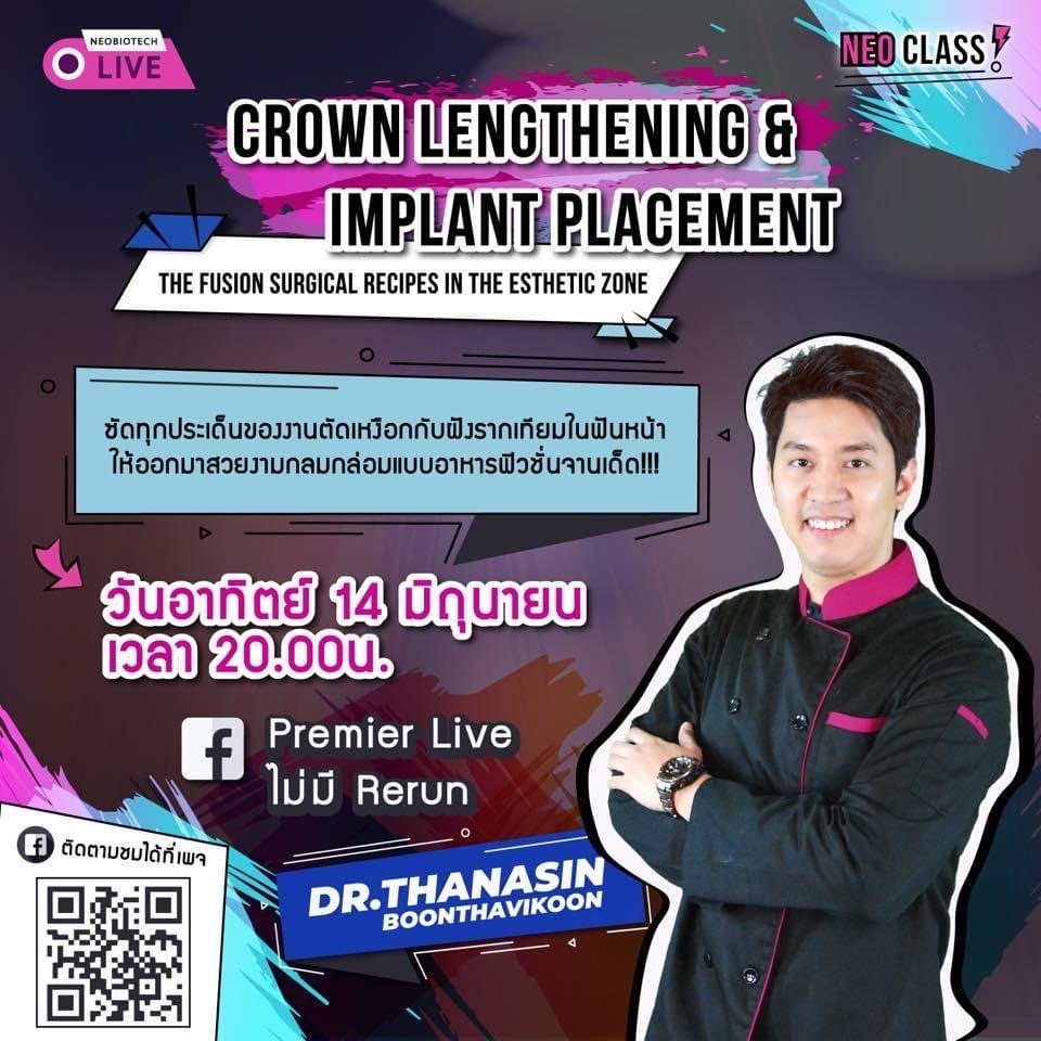 Crown Lengthening _ Implant Placement by Dr.Thanasin