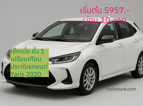 เช็คค่าเบี้ยประกันรถยนต์ TOYOTA YARIS 