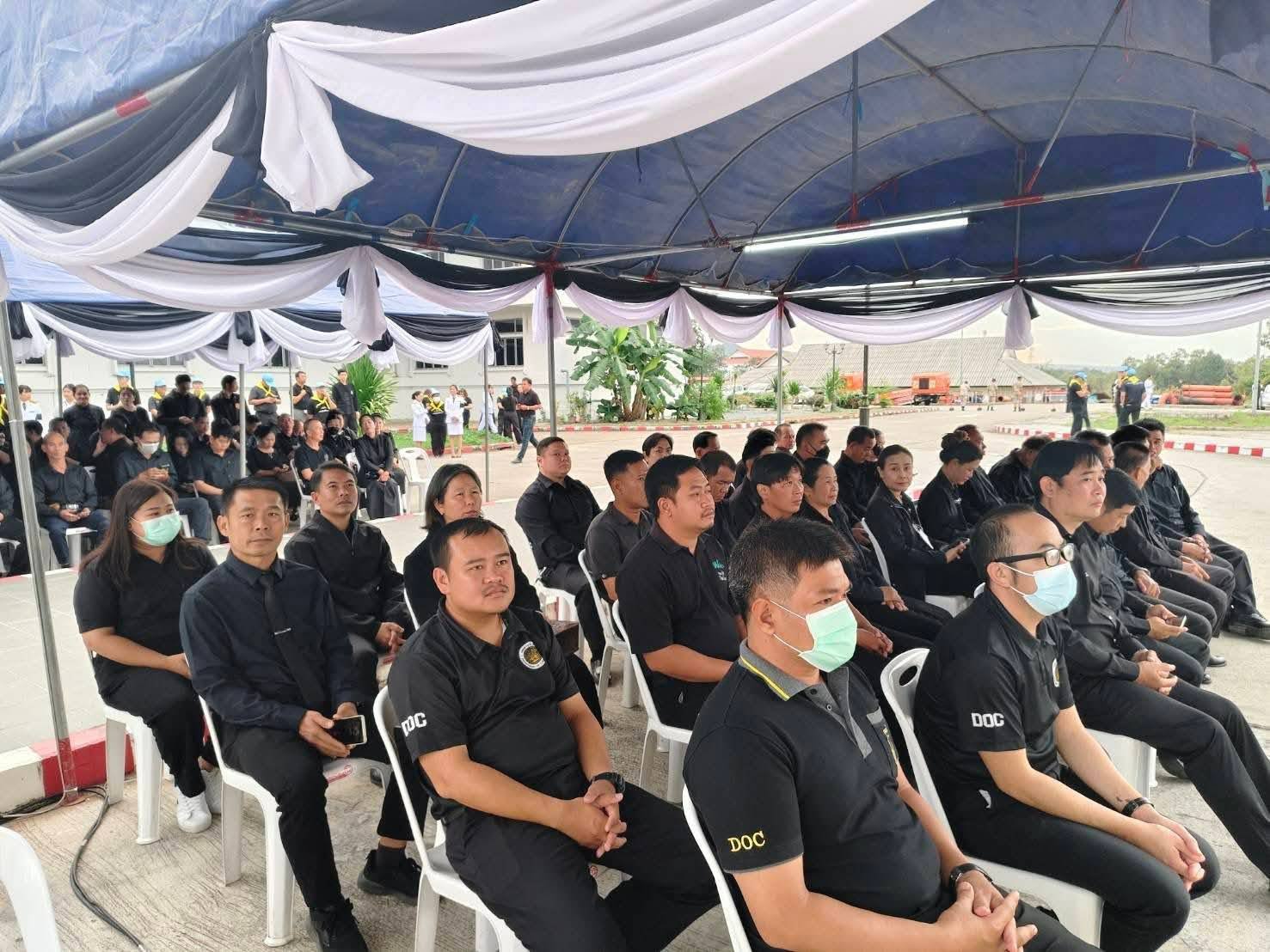 เข้าร่วมพิธีบำเพ็ญปัญญาสมวาร (๕๐ วัน) เพื่ออุทิศถวายเป็นพระราชกุศล สมเด็จพระนางเจ้าสิริกิติ์ พระบรมราชินีนาถ พระบรมราชชนนีพันปีหลวง