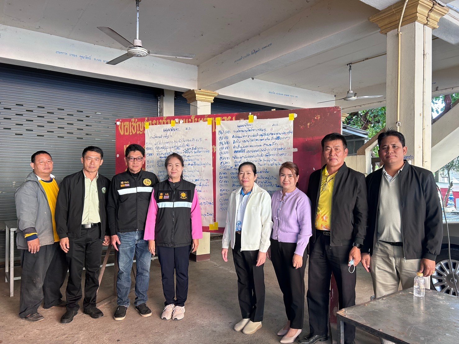 ลงพื้นที่ประชาคมจัดทำแผนและประสานแผนพัฒนาพื้นที่ในระดับอำเภอและตำบล หมู่บ้าน