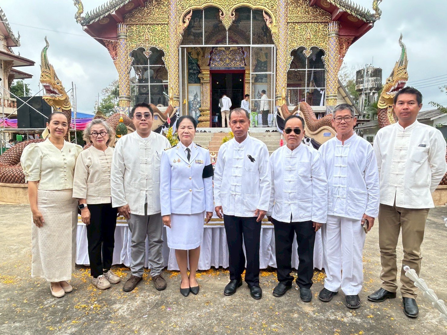 เข้าร่วมงานพิธีผูกพัทธสีมา ปิดทองฝังลูกนิมิต 