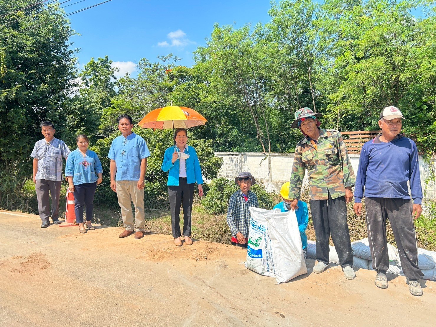 ลงพื้นที่ตรวจเยี่ยมหน้างานโครงการขยายไหล่ทาง