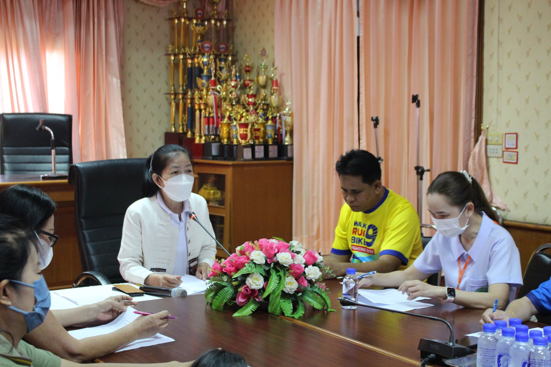ประชุมจัดทำแผนชุมชนกองทุนหลักประกันสุขภาพระดับท้องถิ่นหรือพื้นที่ เทศบาลตำบลท่าเชียงทอง