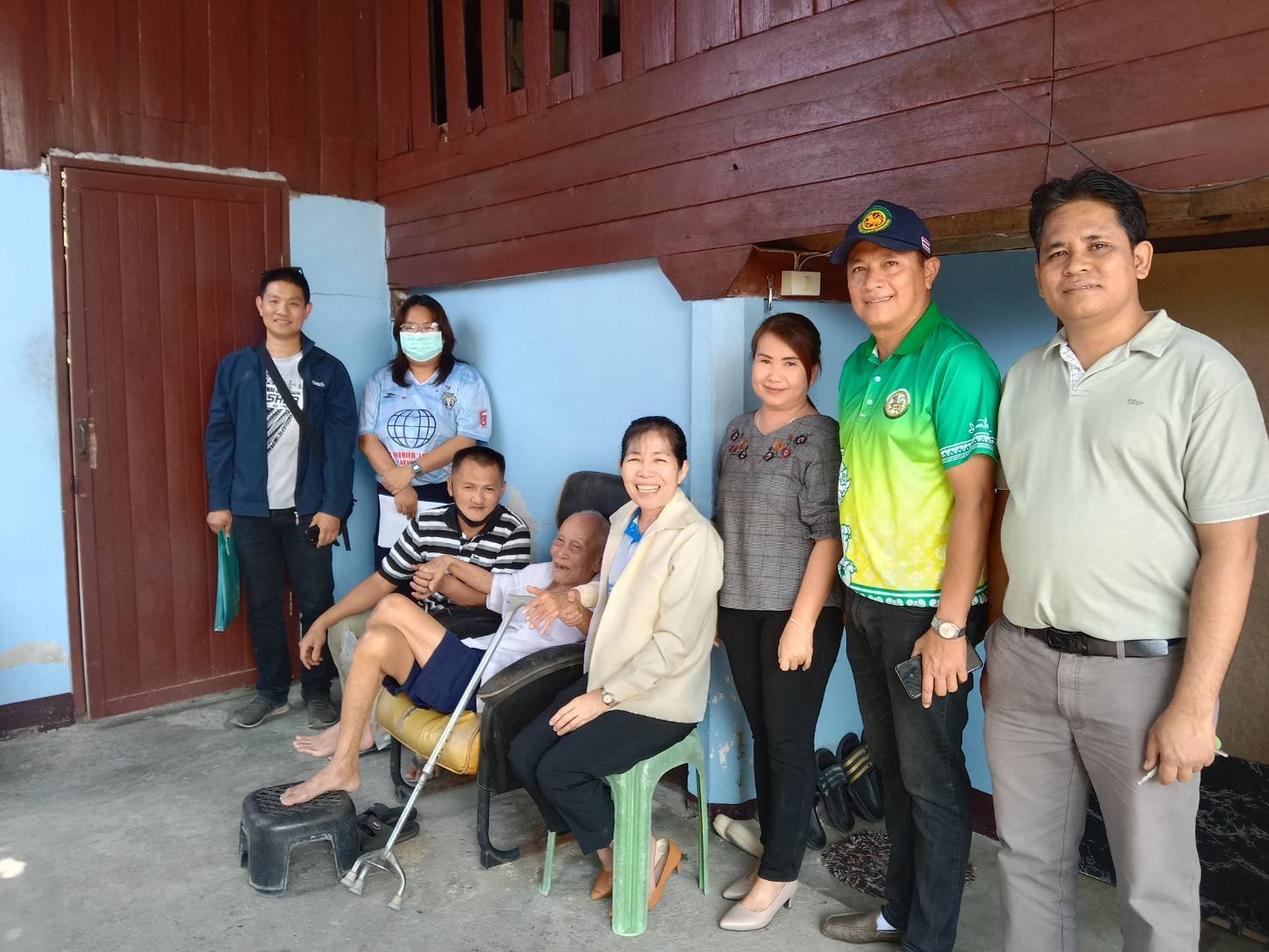 ลงพื้นที่ตรวจเยี่ยมผู้ประสบปัญหาทางสังคม