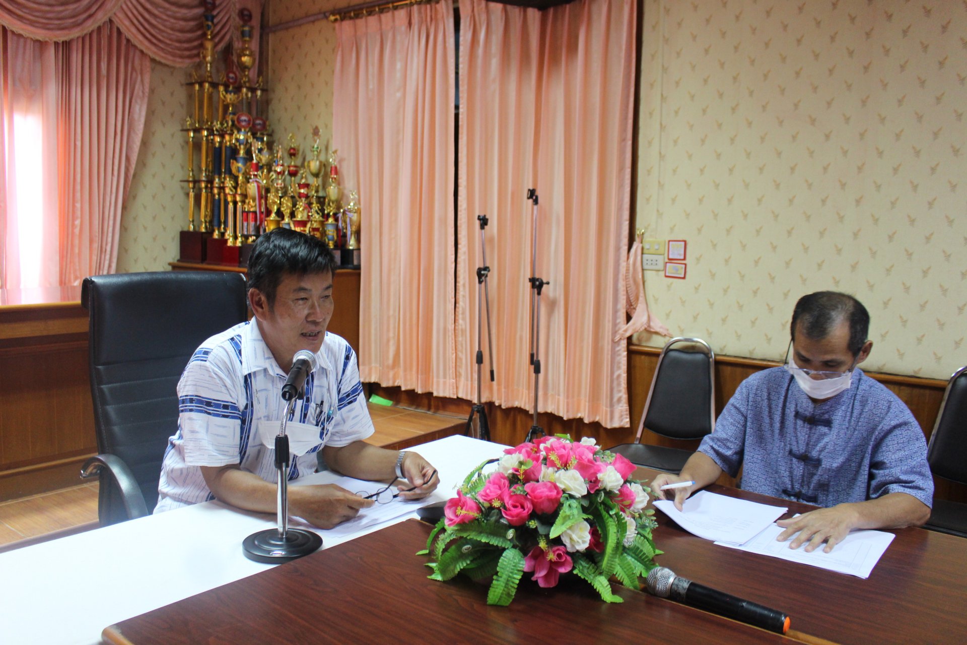 ประชุมคณะอนุกรรมการสนับสนุนการจัดบริการดูแลระยะยาวสำหรับผู้สูงอายุที่มีภาวะพึ่งพิง เทศบาลตำบลท่าเชียงทอง