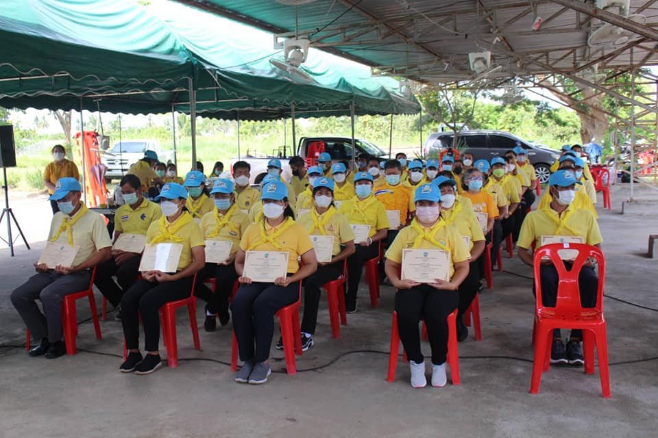 โครงการฝึกอบรมหลักสูตรชุดปฏิบัติการจิตอาสาภัยภิบัติประจำเทศบาลตำบลท่าเชียงทองและมอบประกาศนียบัตรแด่ผู้ผ่านการอบรมจิตอาสาภัยพิบัติ