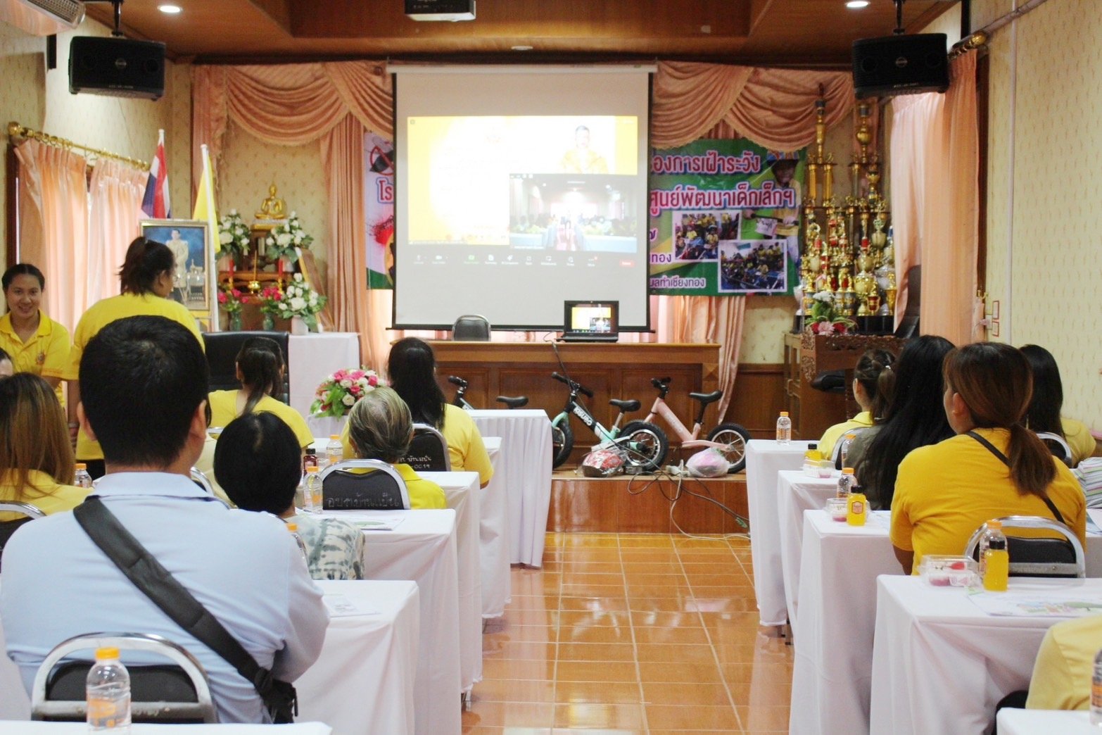 ดำเนินงานตามโครงการวัด ประชา รัฐ สร้างสุข ทำกิจกรรม รวมพลังสร้างสัปปายะสู่วัดด้วยวิถี 5ส