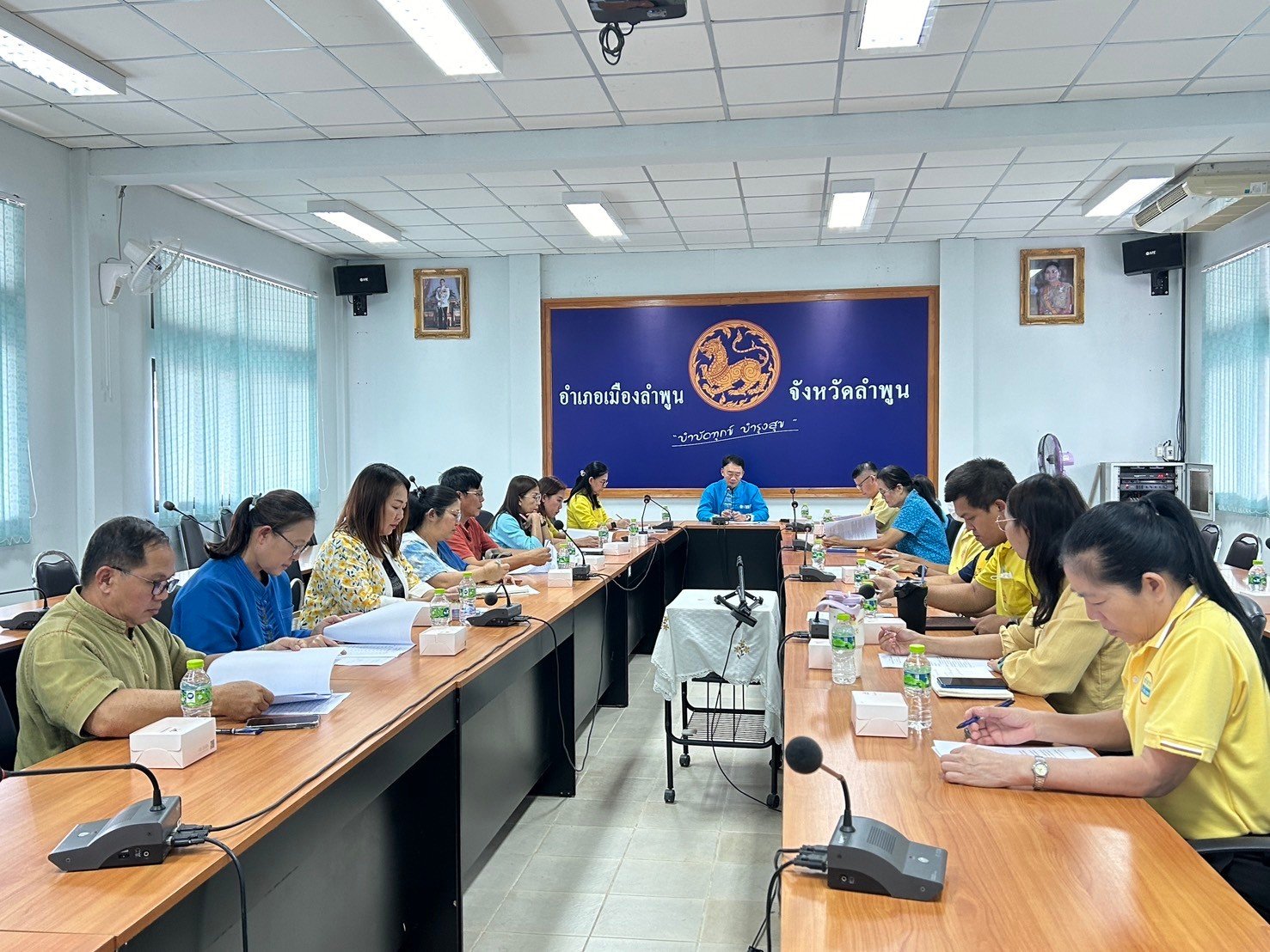 เข้าร่วมประชุมการนำเสนอผลการจัดเก็บและรับรองข้อมูลคุณภาพ ( จปฐ ) ประจำปี 2567