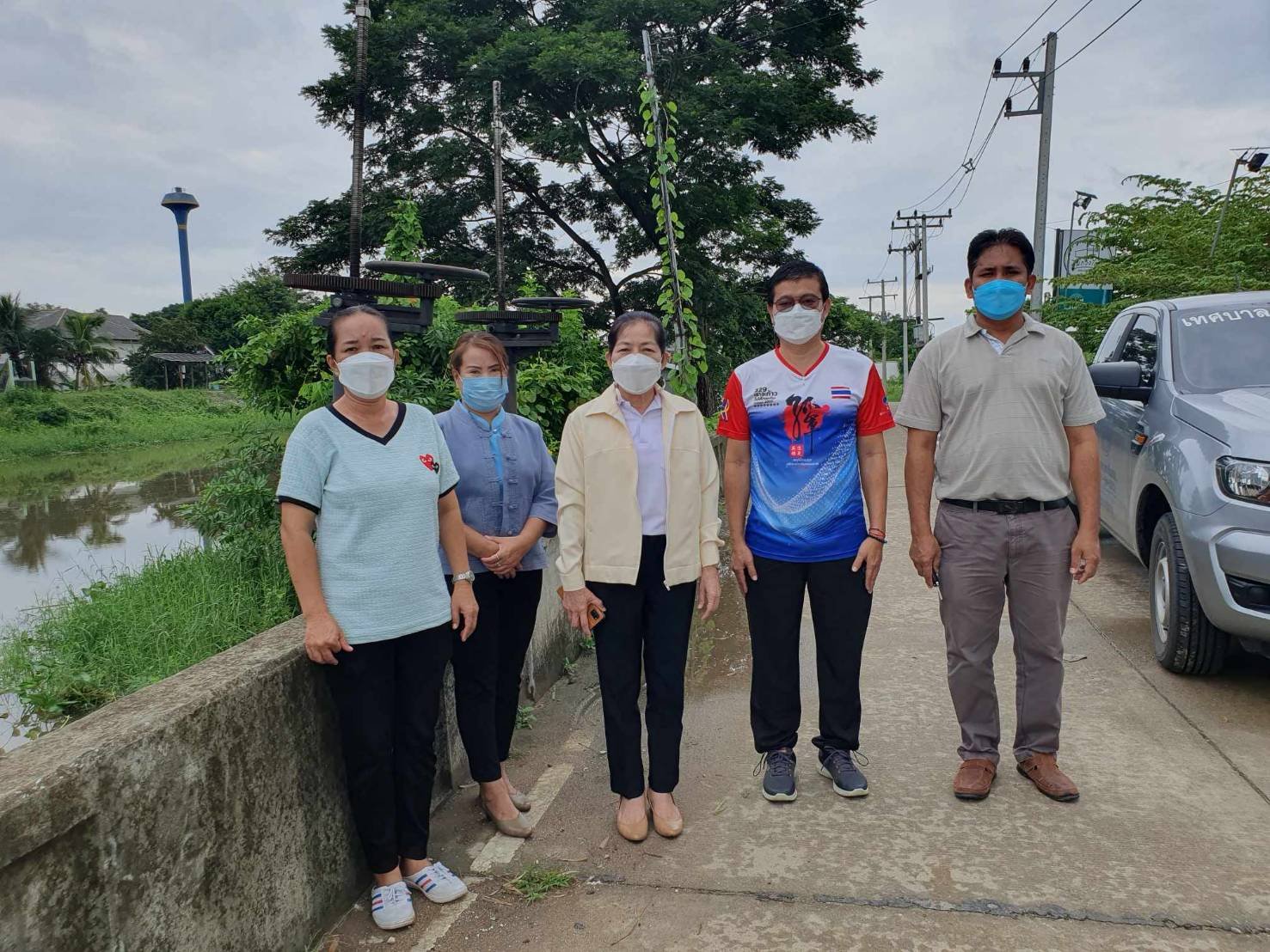 ติดตามสถานการณ์น้ำในแม่น้ำกวง เพื่อเป็นการเตรียมความพร้อมรับสถานการณ์อุทกภัยจากฝนตก