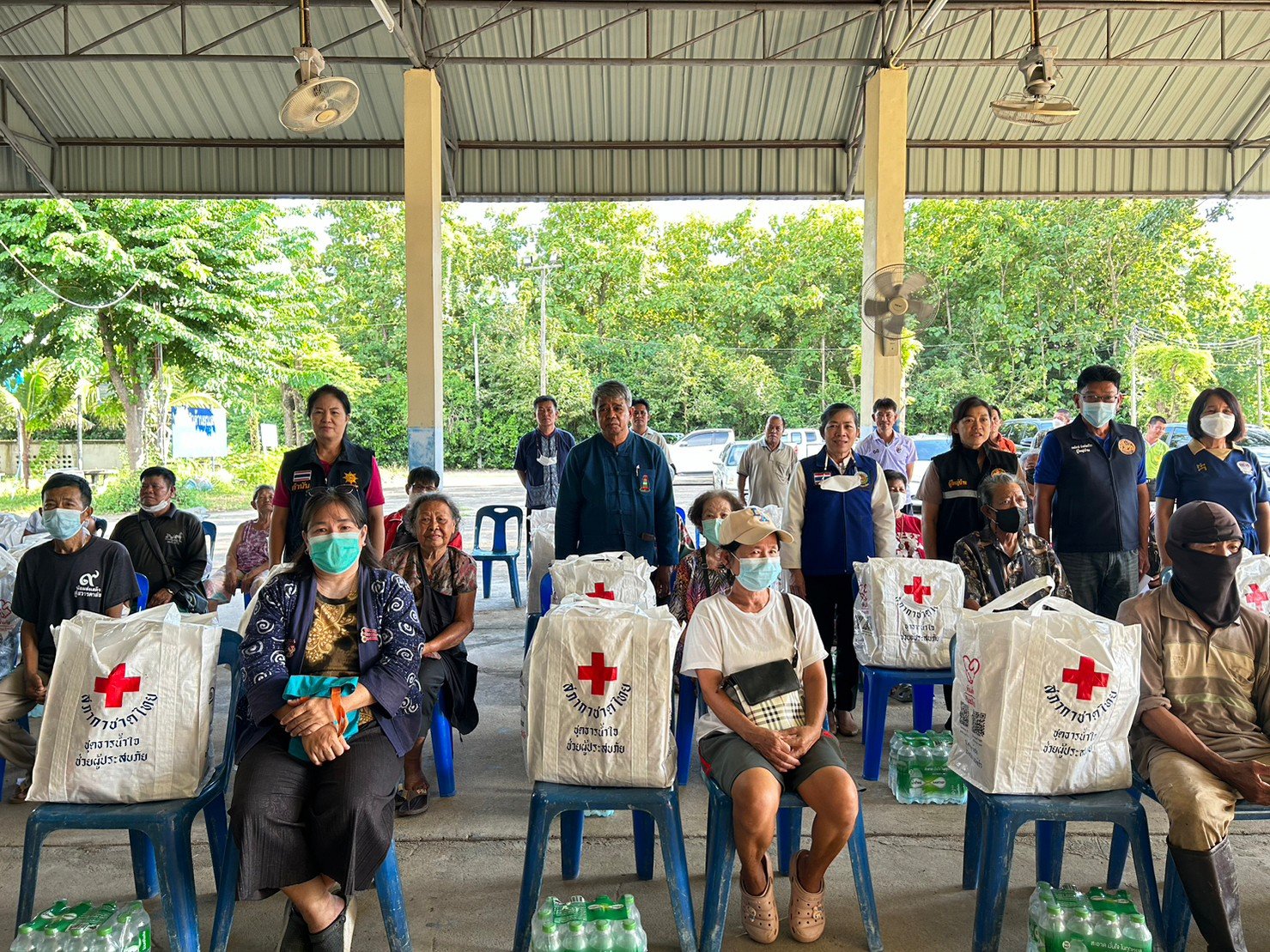 ได้ต้อนรับนายสมาน กองแก้ว นายอำเภอเมืองลำพูน ในการลงพื้นที่มอบถุงยังชีพและให้กำลังใจราษฎรผู้ที่ได้รับผลกระทบจากอุทกภัยฝนตกหนักในช่วงที่ผ่าน