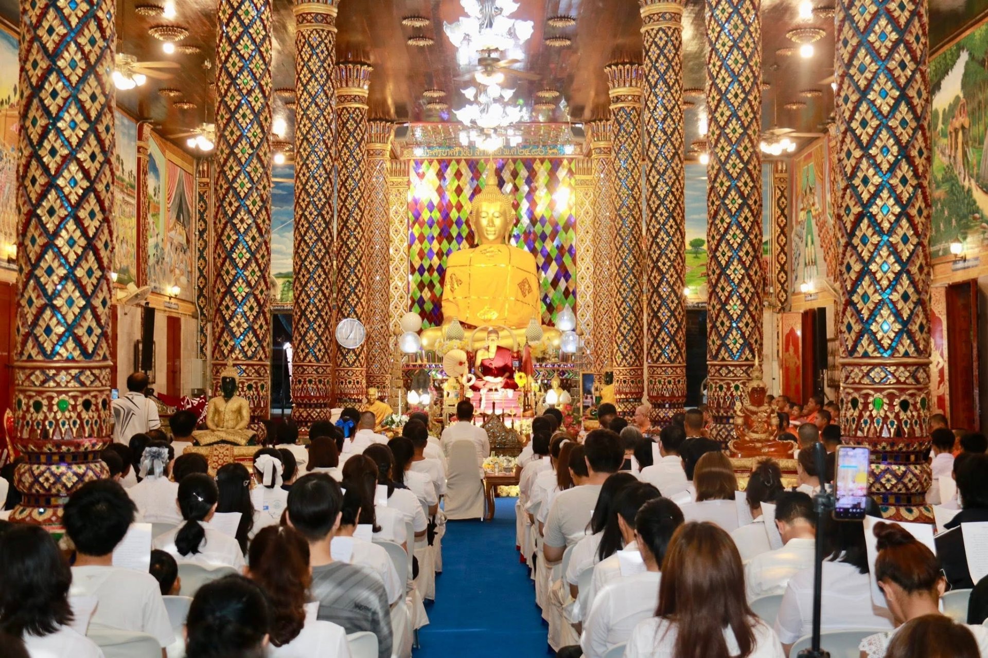 เข้าร่วมพิธีสวดบารมี 30 ทัศ น้อมรำลึกครูบาเจ้าศรีวิชัย ภายใต้กิจกรรม ธรรมยาตราเดินเทสสันตรี วิถีครูบาสู่บุคคลสำคัญของโลก