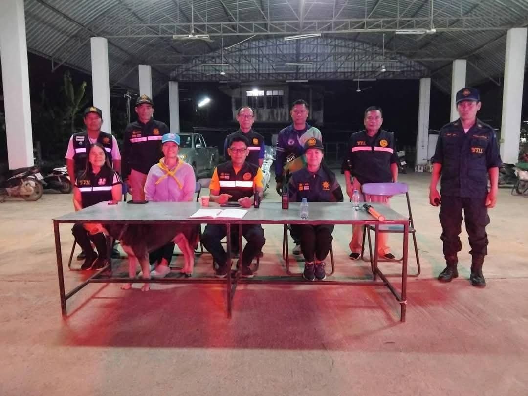 ลงพื้นที่ตรวจเยี่ยมด่านชุมชนทั้ง4หมู่บ้านและและศูนย์ปฏิบัติการป้องกันและลดอุบัติเหตุทางถนนในช่วงเทศกาลปีใหม่ประจำปี พ.ศ.2568