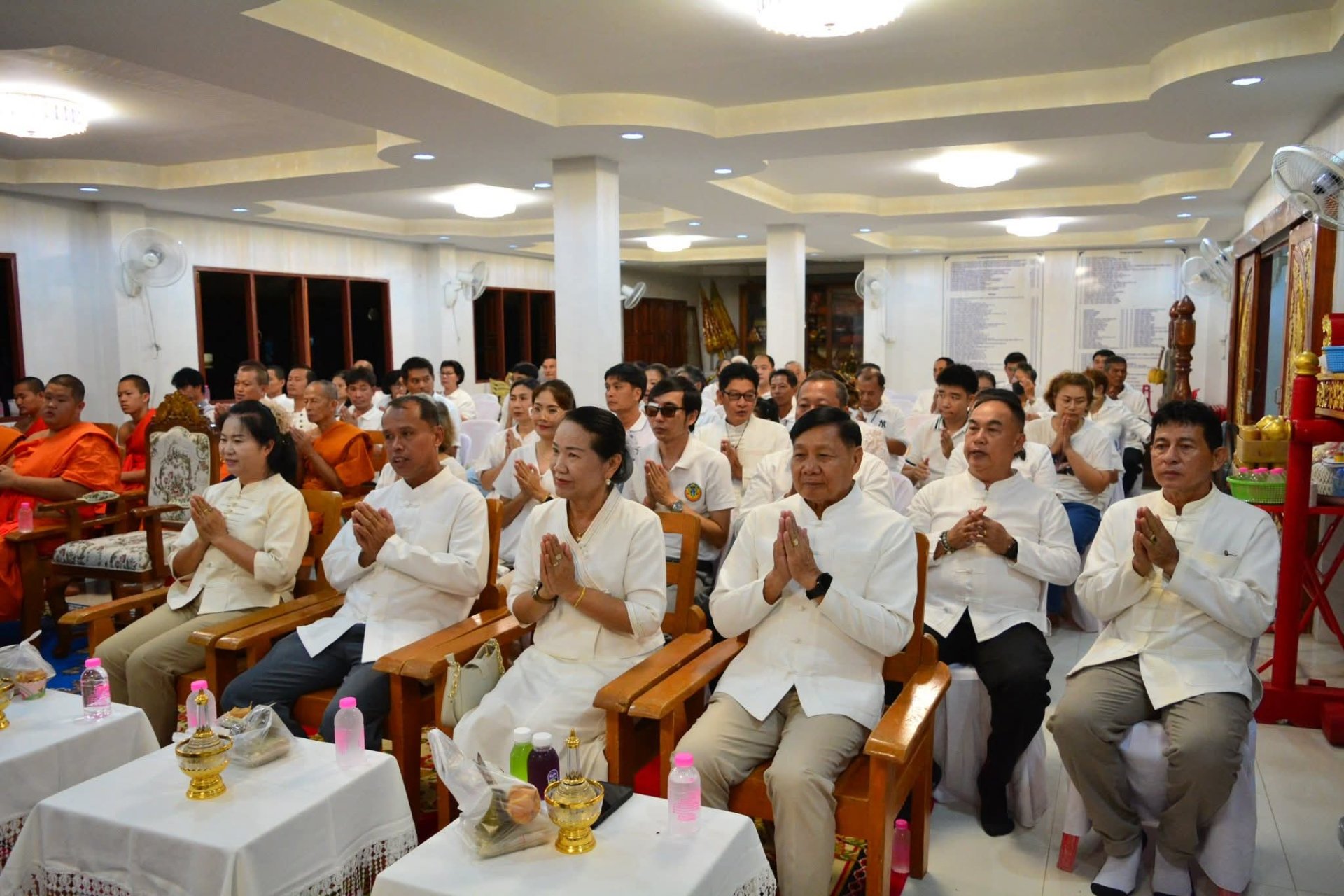 เข้าร่วมโครงการธรรมสัญจร หน่วยอบรมประชาชนประจำตำบลบ้านแป้น (อ.ป.ต.) ประจำปี 2568