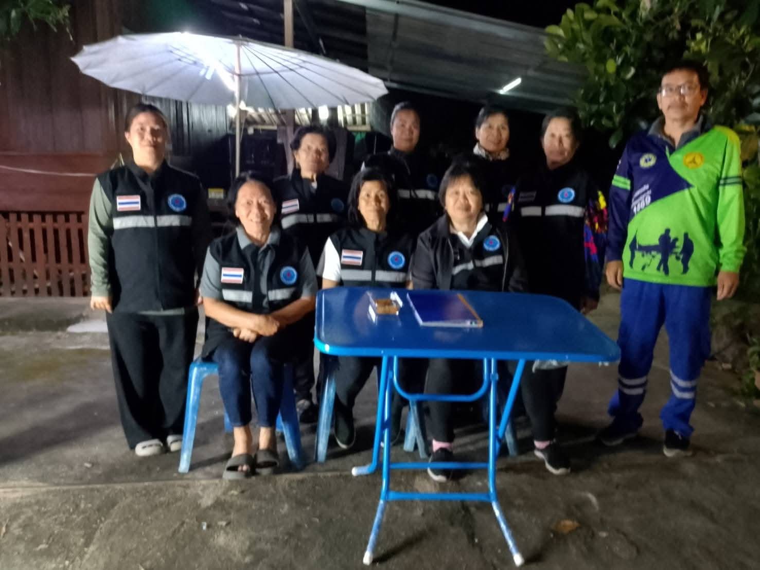 ตรวจเยี่ยมด่านหมู่บ้านในเขตเทศบาลตำบลท่าเชียงทอง