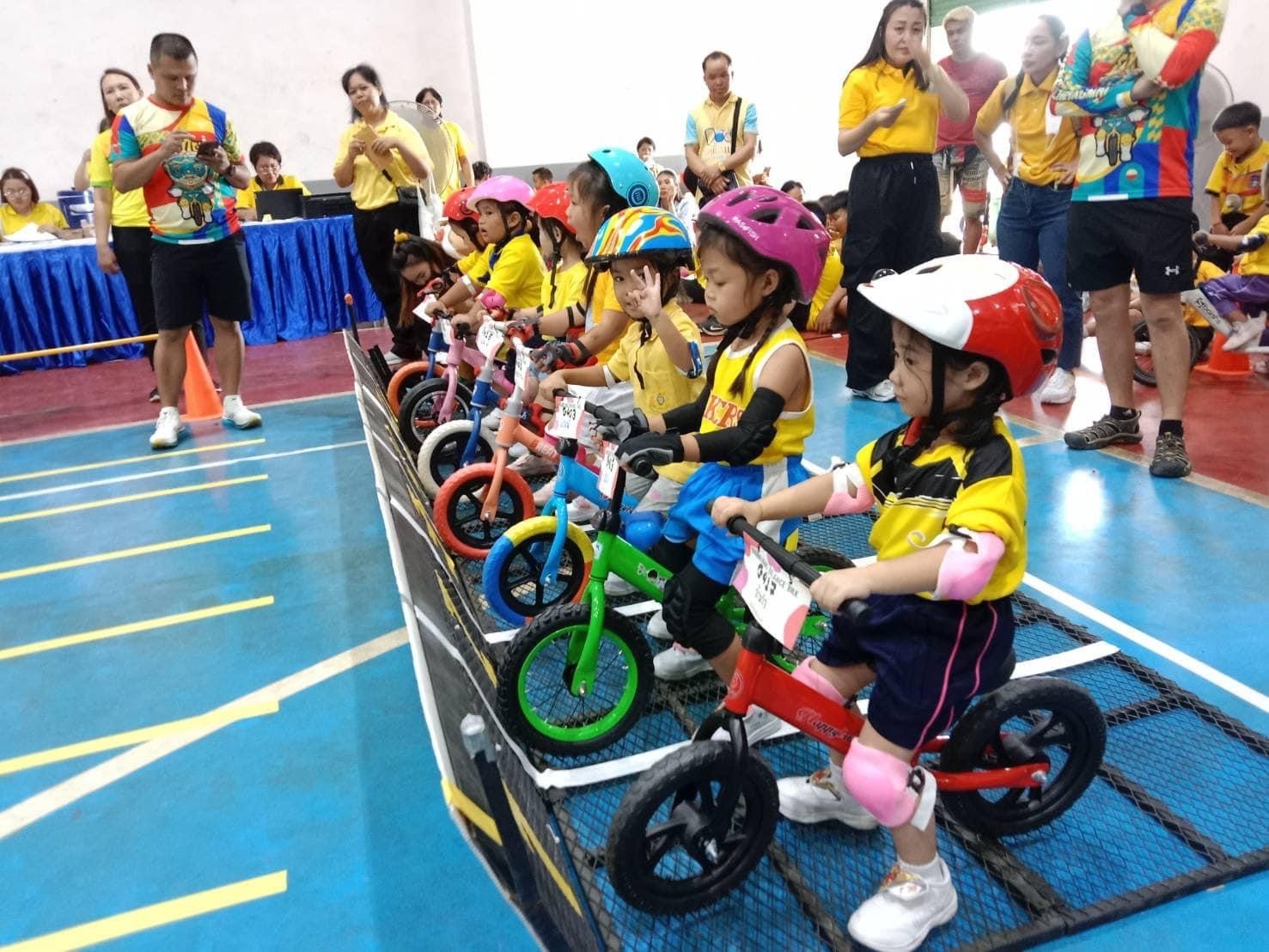 เข้าร่วมการแข่งขันจักรยานขาไถ (Balance Bike) เฉลิมพระเกียรติ พระบาทสมเด็จพระเจ้าอยู่หัว เนื่องในโอกาสพระราชพิธีมหามงคลเฉลิมพระชนม์พรรษา 6 รอบ 28 กรกฎาคม 2567